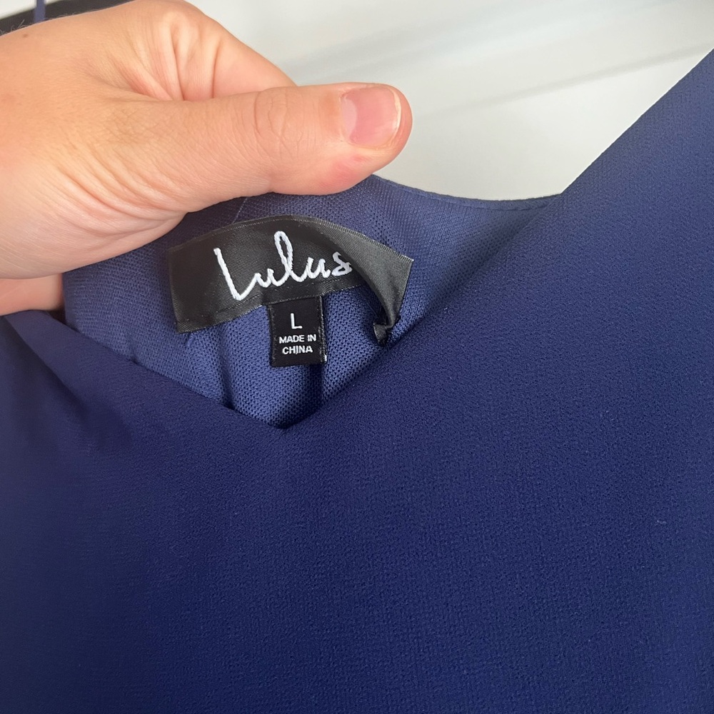 Lulu's Deep Blue Maxi Dress - Picture 2 of 8